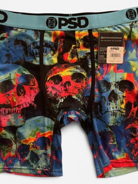 PSD Other - PSD Men’s Suga Skull Tie-Dye Athletic Boxer Briefs M NWT